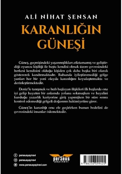 Karanlığın Güneşi -ali Nihat Şensan - Perseus Yayınevi