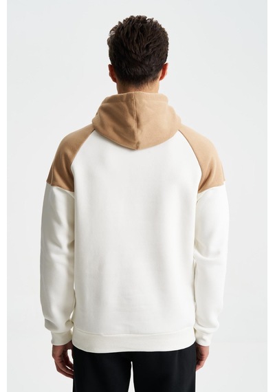 AR-MA Arma Erkek Pamuklu Regular Fit 3 İplik Şardonlu Kanguru Cepli Sweatshirt 001