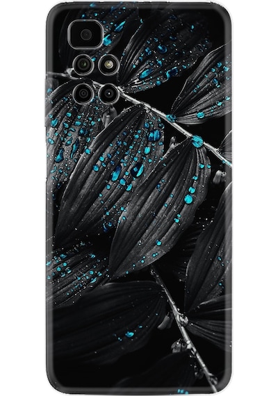 Xiaomi Redmi 10 2022 Kilif Silikon Desen Foid Green 1643 536466660