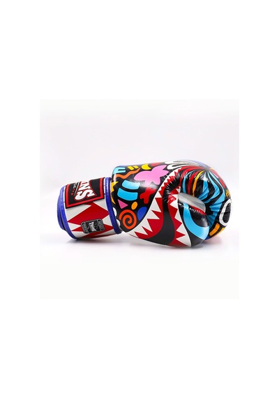 Twins Fbgvl3-62 Abstract Boks Eldiveni Deri Muay Thai Eldiveni Çok Renkli