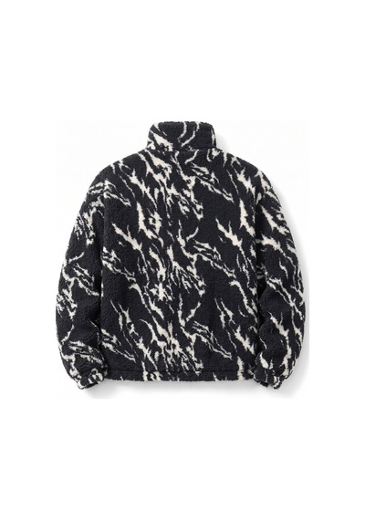 Genius Store Oversize Peluş Erkek İçi Polarlı Tam Fermuarlı Sherpa Sonbahar Kış Kadın Polar Sweatshirt Oversıze-pelus Dalmaçyalı