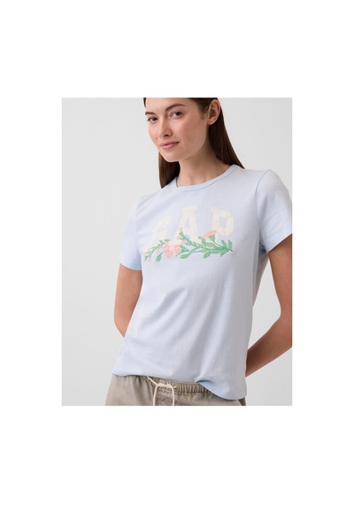 Gap T-shirt Kadın Xl Beden Havuz Başı Mavi Renk %100 Pamuk Poolsıde Blue