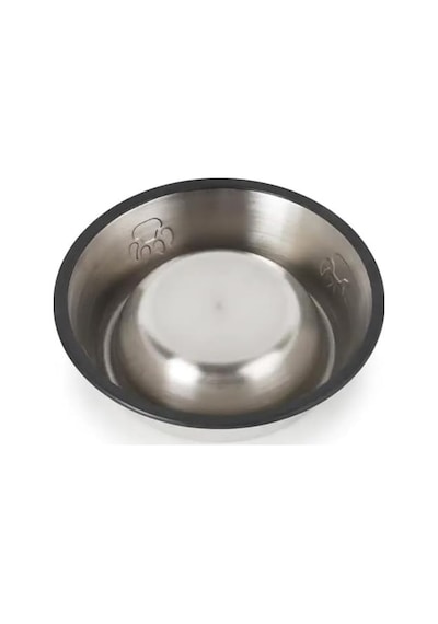 Paslanmaz Çelik Kedi Ve Köpek Mama Kabı - Kaymaz Tabanlı, Dayanıklı Besleme Tası 16 Cm
