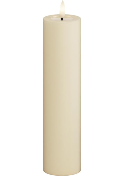 Ayrex İç Mekan Alevsiz Led Mum - Krem - Gerçek Alevli Teknoloji - Pille Çalışan Mum 5 X 20 Cm Diğer