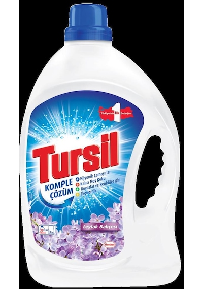 Tursil Sıvı Çamaşır Deterjanı 53 Yıkama Leylak Bahçesi 3440 ML
