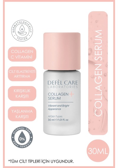 Kolajen Serum C Vitamin+ Canlandırıcı Parlaklık Veren Cilt Serumu