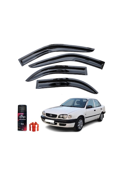 Corolla Uyumlu Mügen Cam Rüzgarlığı 1999-2001 Arası 4 Lü Takım+koku