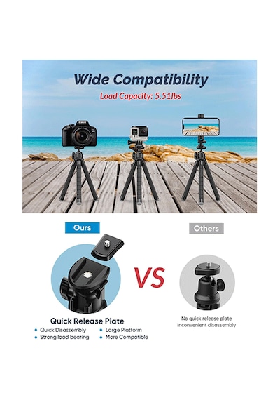 Apexel 360 Derece Dönebilen Tripod