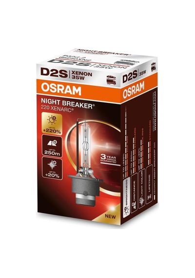 Ampul D2sxn2 35w P32d-2 4x1 1a Xenarc Night Breaker 220 Osr 66240xn2 Çok Renkli