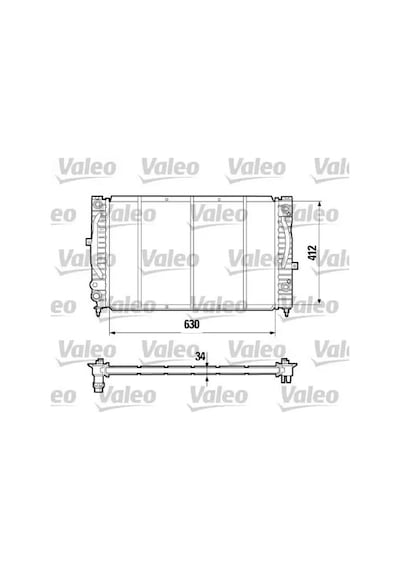 Audi A6 C5 Motor Radyatoru 1.8t 1998-2001 Aeb Anb Apu Ark Awt Valeo 731755