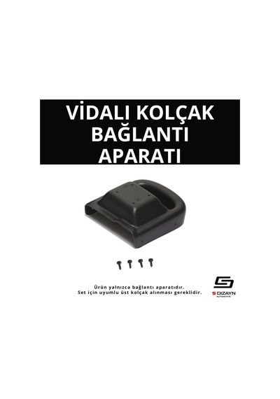 S-dizayn Opel Astra J Abs Vidalı Kol Dayama Kolçak Alt Adaptör 2009-2016 A+kalite