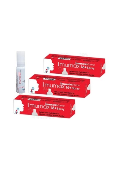 Imumax 16+ Sprey Imuneks Farma 30 ML 3 Adet