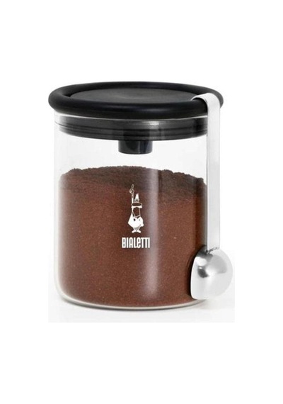 Bialetti - Kahve Saklama Kavanozu - 250gr - Silikon Contalı Hava Geçirmez Kapak - Paslanmaz Ölçü Kaş Sku: Smg8690010159540 Açık