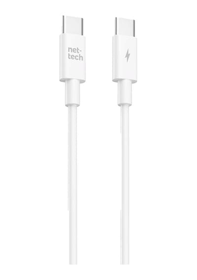 Nettech Nt-dc53 60w Plastik 100 Cm Type-c To Type-c Şarj Ve Data Kablosu Nt-112819