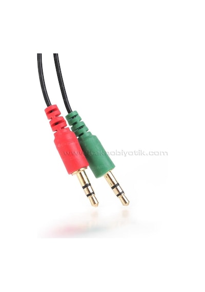 Dark 2X3.5Mm Stereo Erkek - 3.5Mm Stereo Dişi Y Kablo DK CB AUC02