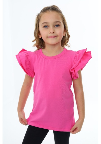 Toontoy Kids Toontoy Kız Çocuk Tişört Orkide Pembe