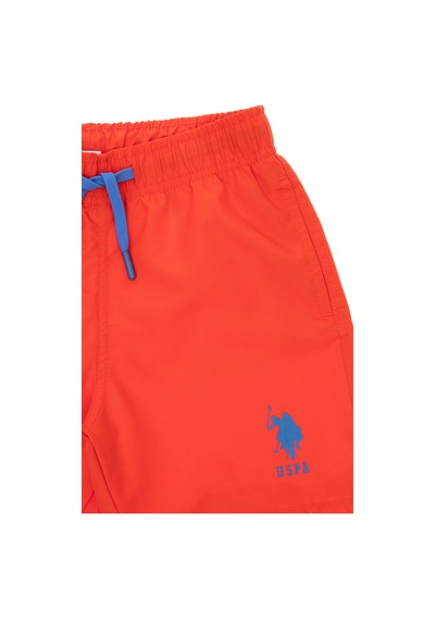 U.s. Polo Assn. Erkek Çocuk Kırmızı Deniz Şortu 50304092-vr213 Rısk Red