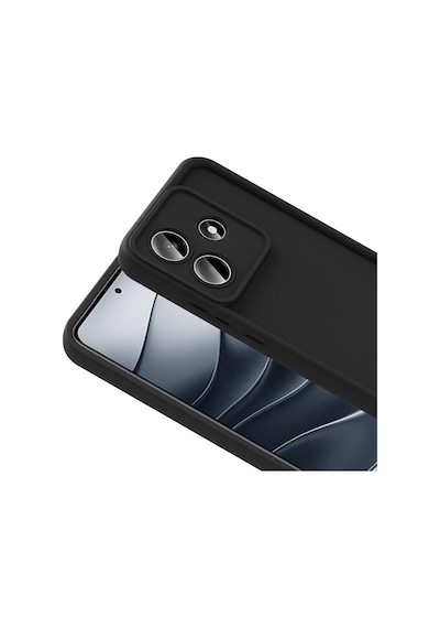 Thegencoo Redmi Note 14 Kılıf Kamera Korumalı Tgco Ananas Kapak - Siyah