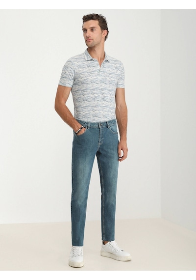 Kip Slim Fit Dar Paça Lacivert Erkek Kot Pantolon Pant 2445 001