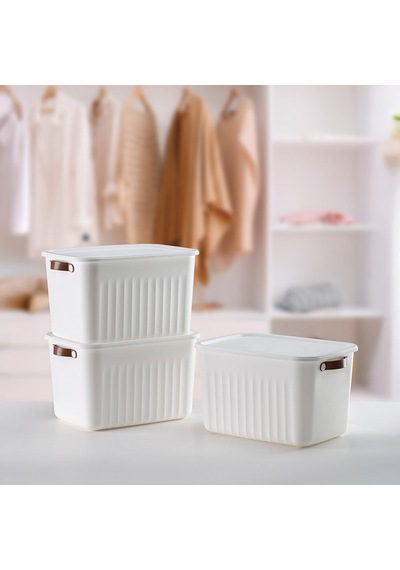 Deconox 1adet 20 Lt Dev Boy Çok Amaçlı Kapaklı Kutu - Deri Kulp Detaylı Dolap İçi Düzenleyici Organizer 40x30x25 Cm Kremit Çok Renkli Deconox 1adet 20 Lt Dev Boy Çok Amaçlı Kapaklı Kutu - Deri Kulp Detaylı Dolap İçi Düzenleyici Organizer 40x30x25 Cm Kremit Çok Renkli