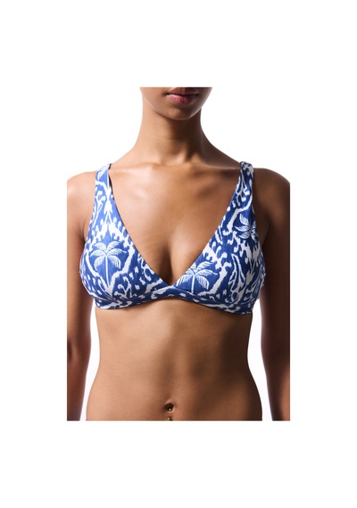 Penti Yaprak Desenli Island Deep V Bikini Üstü