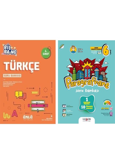 Ünlü Yayıncılık 6. Sınıf Türkçe Bil Bang Ve Lodos Paragrafhane Soru Bankası Seti 2 Kitap
