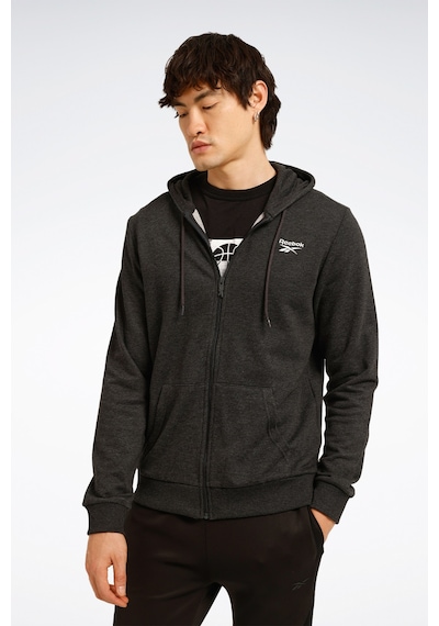 Reebok Id French Terry Sl Logo F Antrasit Erkek Eşofman Üstü 000000000101965476 Gri