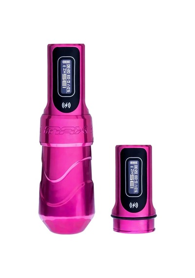 Fk Irons Flux Max 4.0 Mm Stroke Bubblegum Renk Çift Bataryalı Kablosuz Dövme Makinesi
