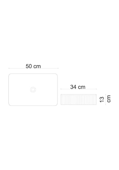 Lena - Tezgah Üstü Lavabo Mat Füme - E-w1004mf- Füme