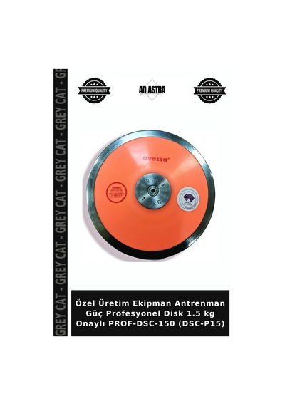 Özel Üretim Ekipman Antrenman Güç Profesyonel Disk 1.5 Kg Onaylı Prof-dsc-150 Dsc-p15