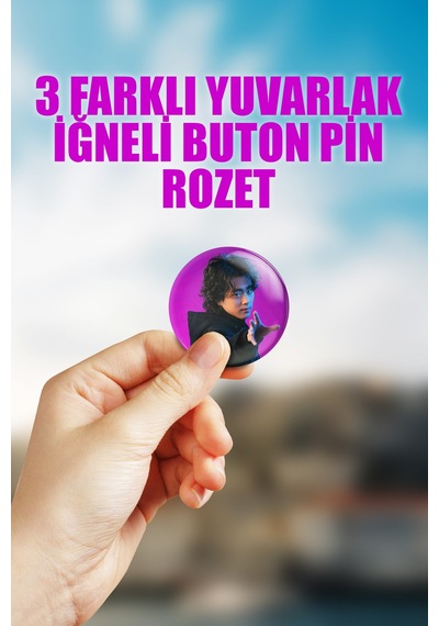The Uncanny Counter Çanta Süsü Rozet İğneli Buton Rozet Seti 3 Adet Üçlü