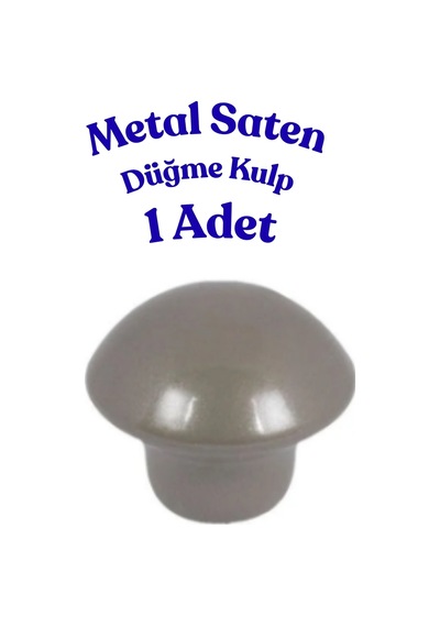 Klc Metal Yuvarlak Saten Düğme Kulp Çocuk Odası, Mutfak Ve Dolap İçin Modern Çekmece Kulbu Kulpları Saten Saten