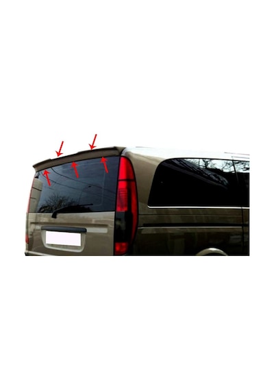 Mercedes Vito W639 Spoiler Bagaj Gt Fiber 2004 2014