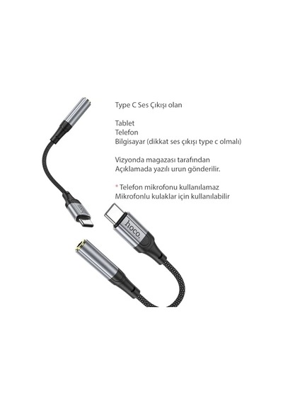 Samsung Uyumlu A53 A54 A55 A56 Type C 3.5mm Çevirici Jack Aparat Kulaklık Dönüştürücü Type-c Diğer