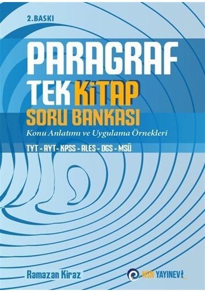 Tek Kitap Paragraf Soru Bankası / Ramazan Kiraz