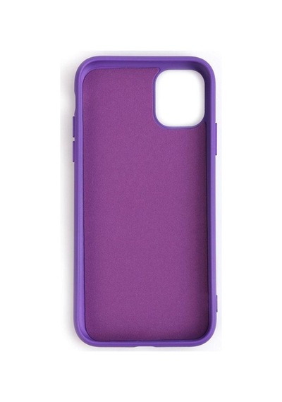 Apple Uyumlu iPhone 11 İle Cappy Silikon Kılıf Mor
