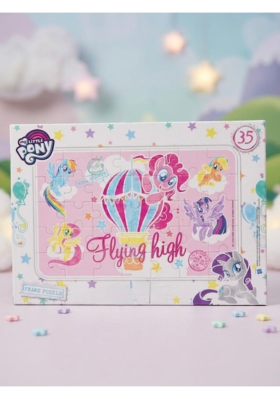 My Little Pony'nin Büyülü Dünyasını Keşfet 35 Parçalı Çerçeveli Eğlenceli Öğretici Yapboz