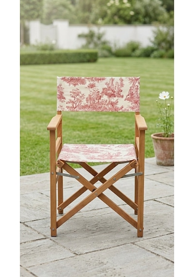 Toile Burgundy Katlanabilir Sandalye Çok Renkli