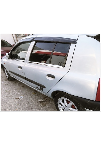 Renault Clio 2 Hb Krom Cam Çıtası 4 Prç. 1998-2005 P. Çelik