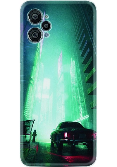 Casper Via X30 X30 Plus Kılıf Kılıf Silikon Desen Özel Seri Night Cars 1619