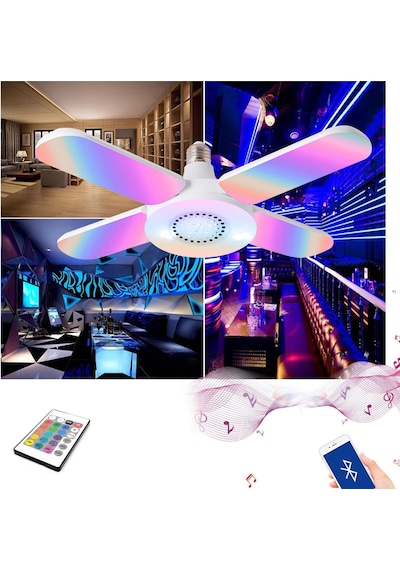 GOLD ORION OR-1005 BLUETOOTH'LU MÜZİK LAMBASI LED TAVAN RGB ANİMA