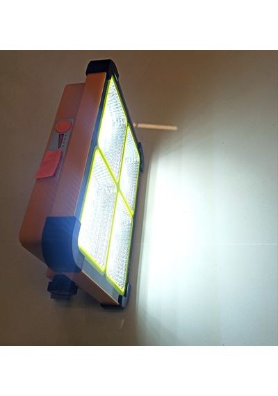 Taşınabilir Powerbanklı Solar Led Projektör Beyaz-günışığı Çakarlı Led 200w