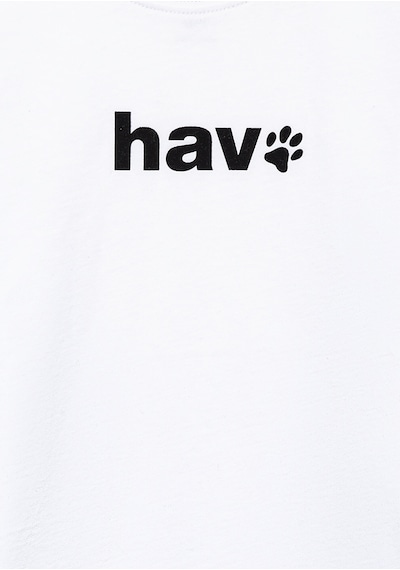 Mavi - Hav Baskılı Beyaz Çocuk Tişört 6610350-620 Beyaz