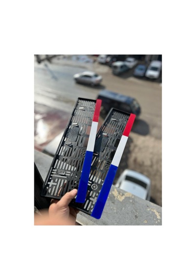 Fransız Model Pleksi Plakalık Ön Arka 2 Adet - 784761809