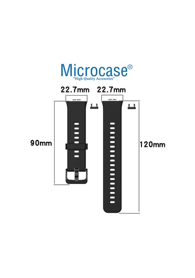 Microcase Huawei Watch Fit 1 için Silikon Kordon Kayış - KY67