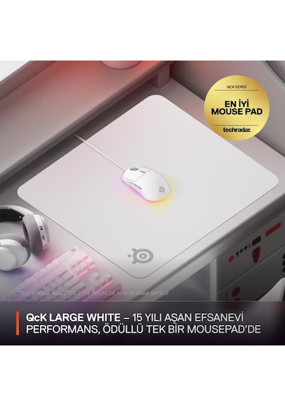 Steelseries Qck Large Gaming Oyuncu Mouse Pad - Beyaz