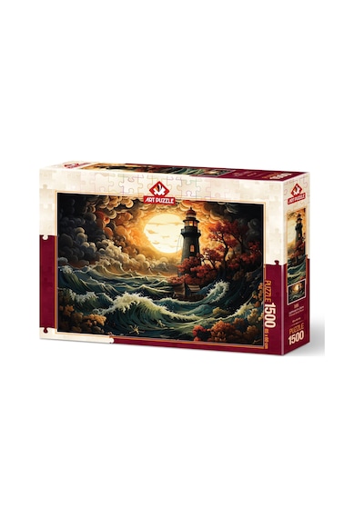 Art Puzzle Fırtınada Deniz Feneri 1500 Parça Puzzle