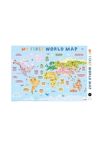 My First World Map Poster