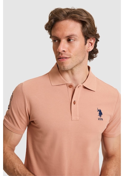 U.s. Polo Assn. Erkek Pudra Tişört Basic 50326920-vr042