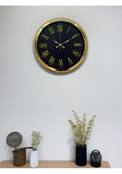 Büro Ev Ofis Hediyesi İçin 40cm Golden Model Prestij Duvar Saati Diğer 26434713